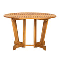Henley Acacia Wooden 4 Seat Dining Set Gateleg Table