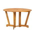 Henley Acacia Wooden 4 Seat Dining Set Foldable Table