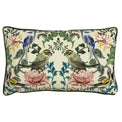Heritage Birds 50cm Polyester Velvet Bolster Cushions