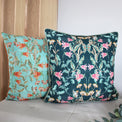 Heritage Bell Flowers 43cm Polyester Velvet Cushion