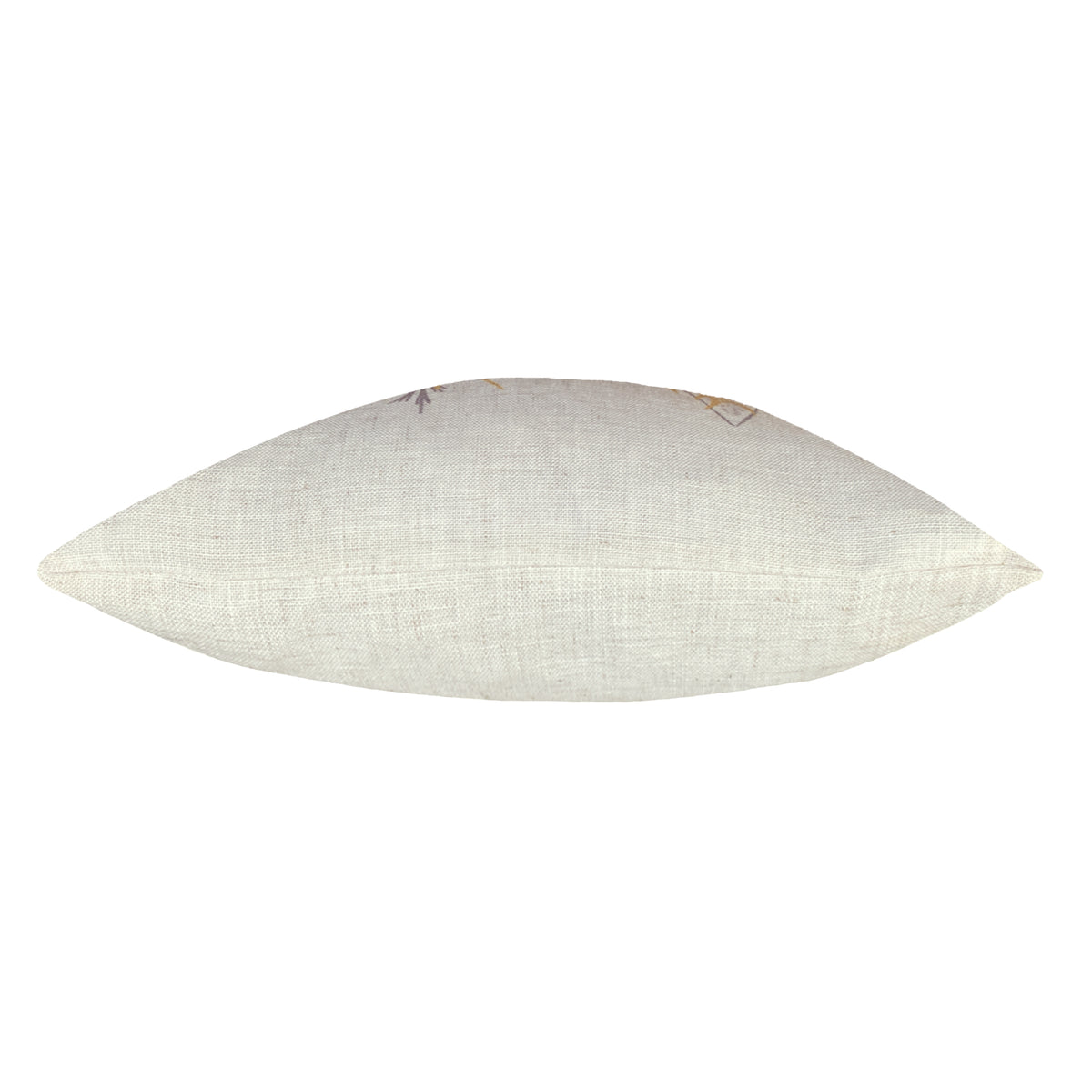 Trudy Stag Repeat Polyester Cushion | Natural