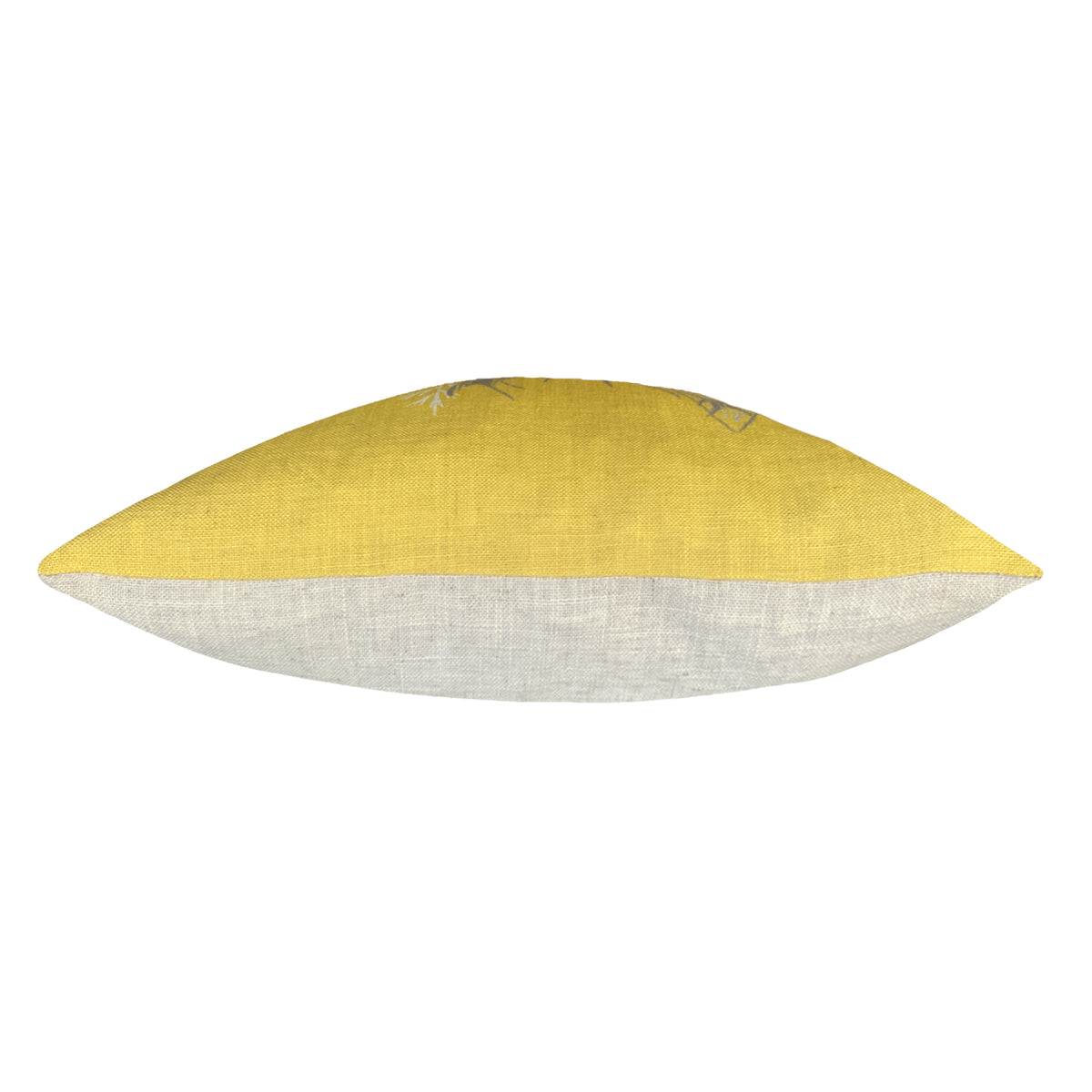 Trudy Stag Repeat Polyester Cushion | Ochre