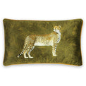 Juba Forest Polyester Cushion | Moss