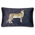 Juba Forest Polyester Cushion | Navy