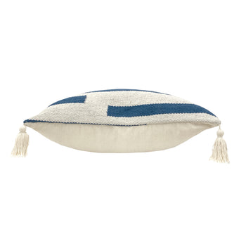 Alaya 50cm Tasselled Cotton Cushion