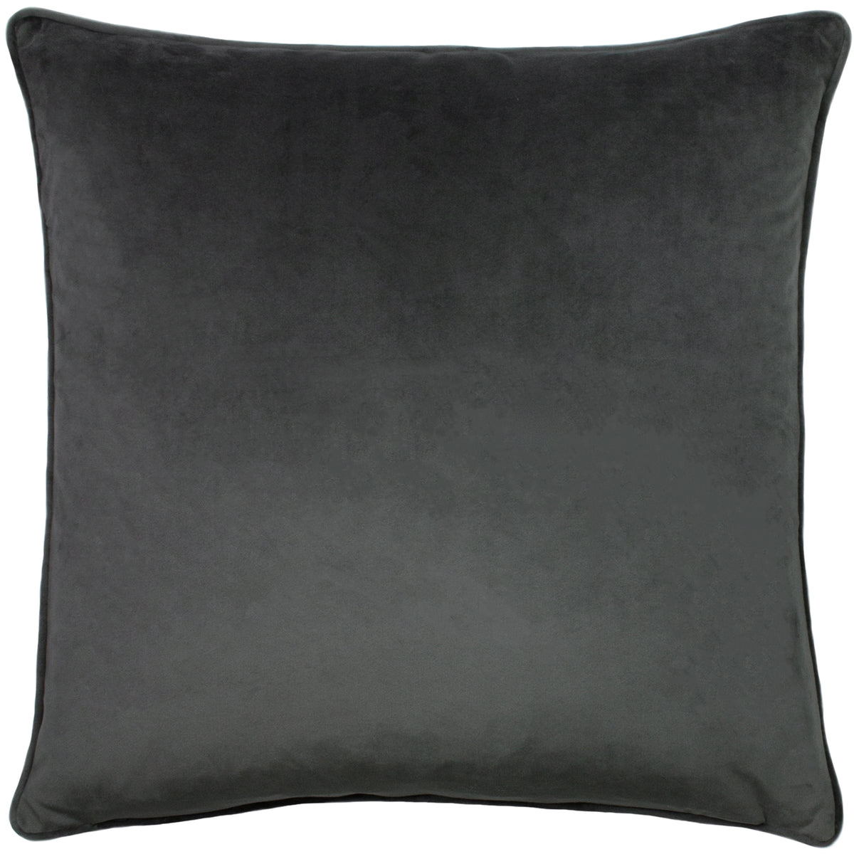 Claverton Polyester Cushion Silver | Charcoal
