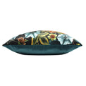 Nocte Garden Aquilegia Square Cushion | Teal