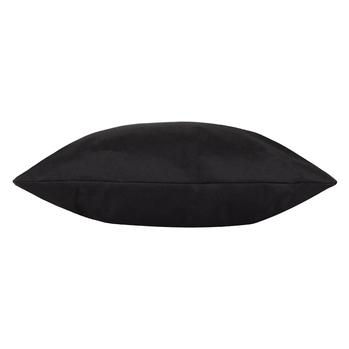 Plain 55X55 Outdoor Polyester Cushion Black 2 Pack