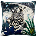 Piped Pasqiun Polyester Cushion Zebra