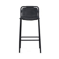 Elgin Brown Leather Breakfast Bar Stool front view