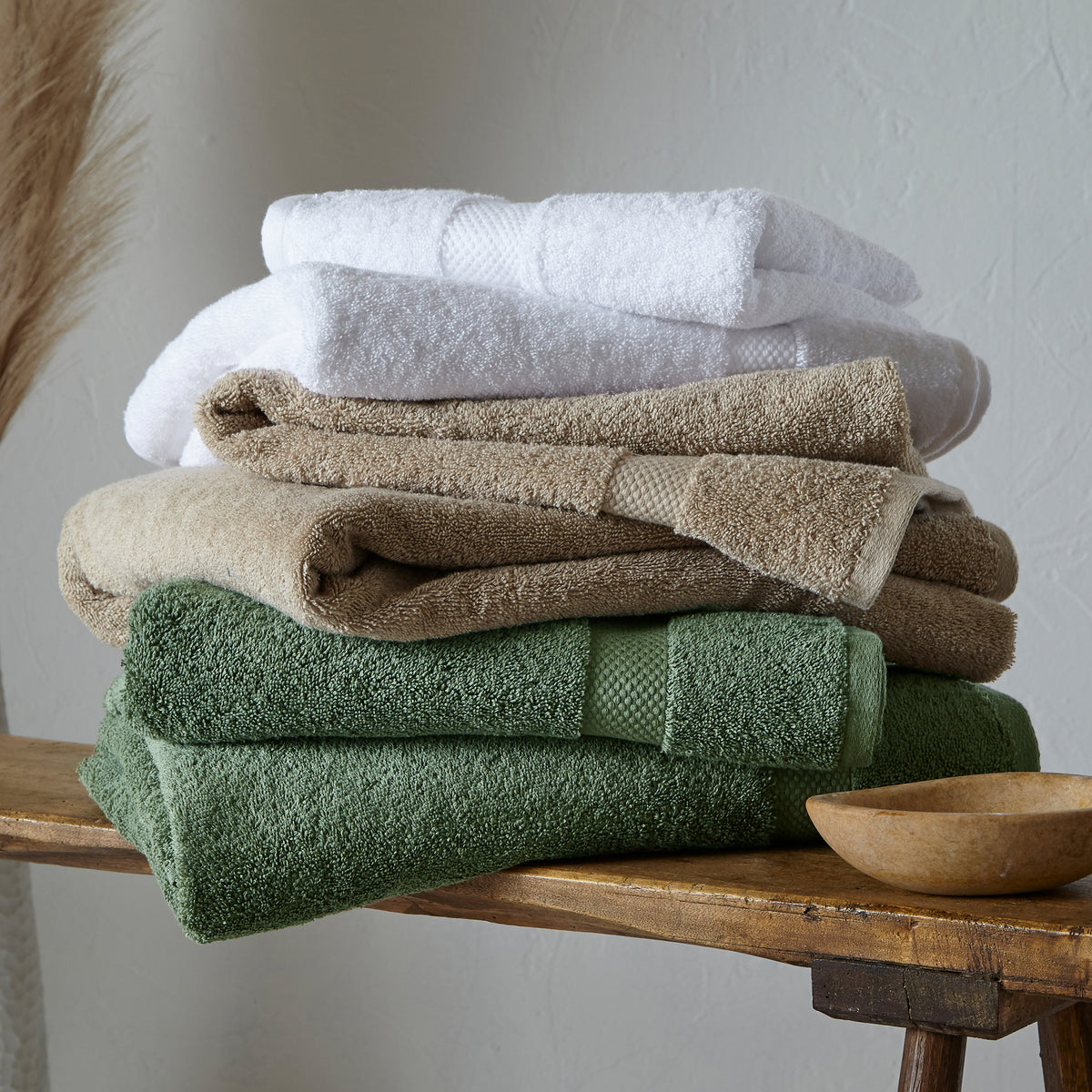 Loft 7pc Cotton Face / Hand / Bath / Sheet Towel Set