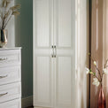 Killgarth White 3 Piece Bedroom Set - Double wardrobe close up