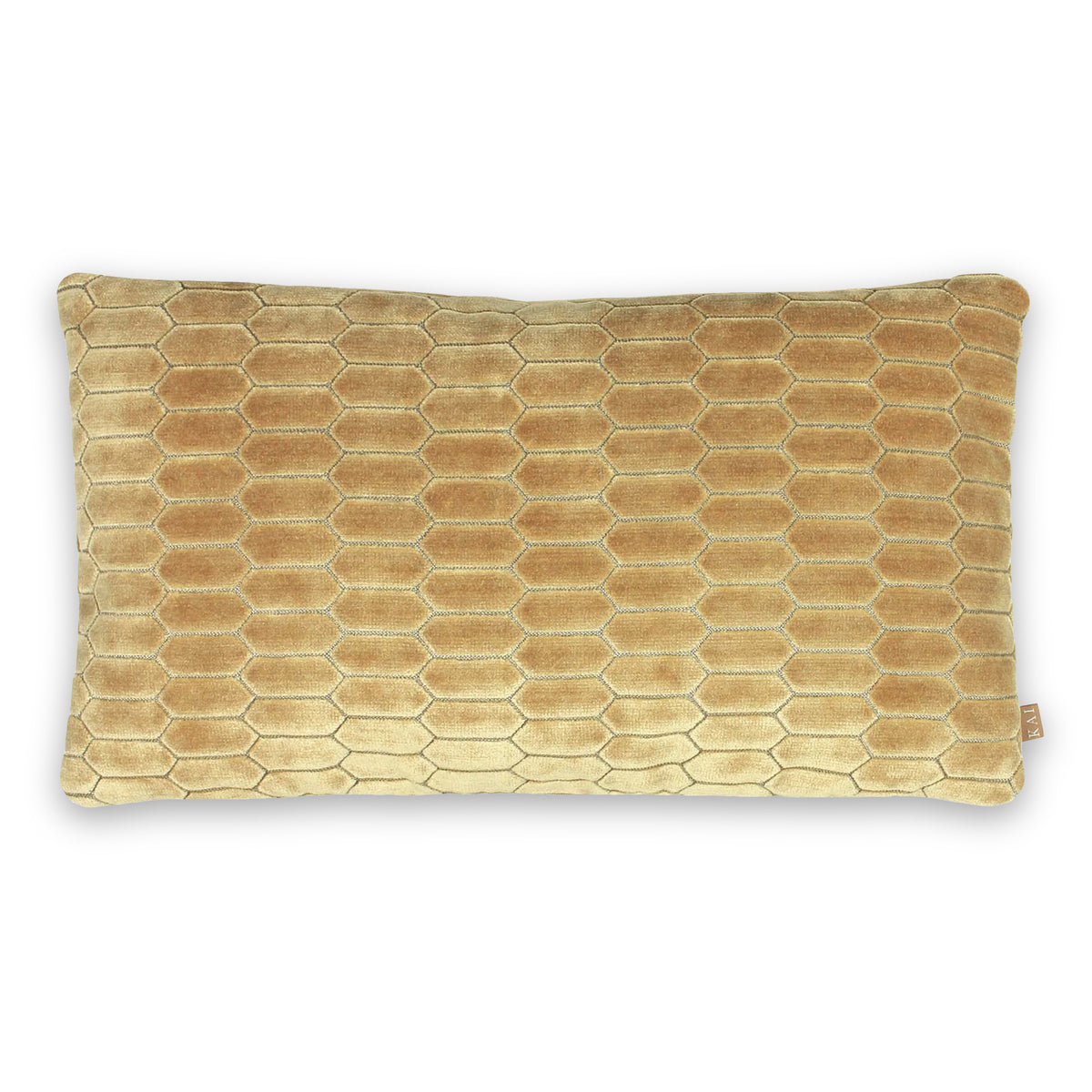 Kingsley Polyester Cushion | Ochre