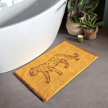 Leopard 80cm Cotton Bath Mat