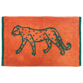 Leopard 80cm Cotton Bath Mat