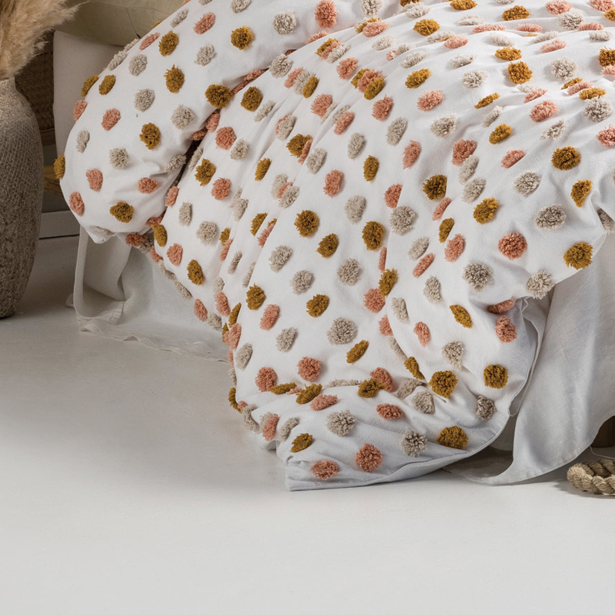 Haze Polka Dot Cotton Duvet Set