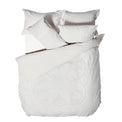 Manisha White Cotton Duvet Set