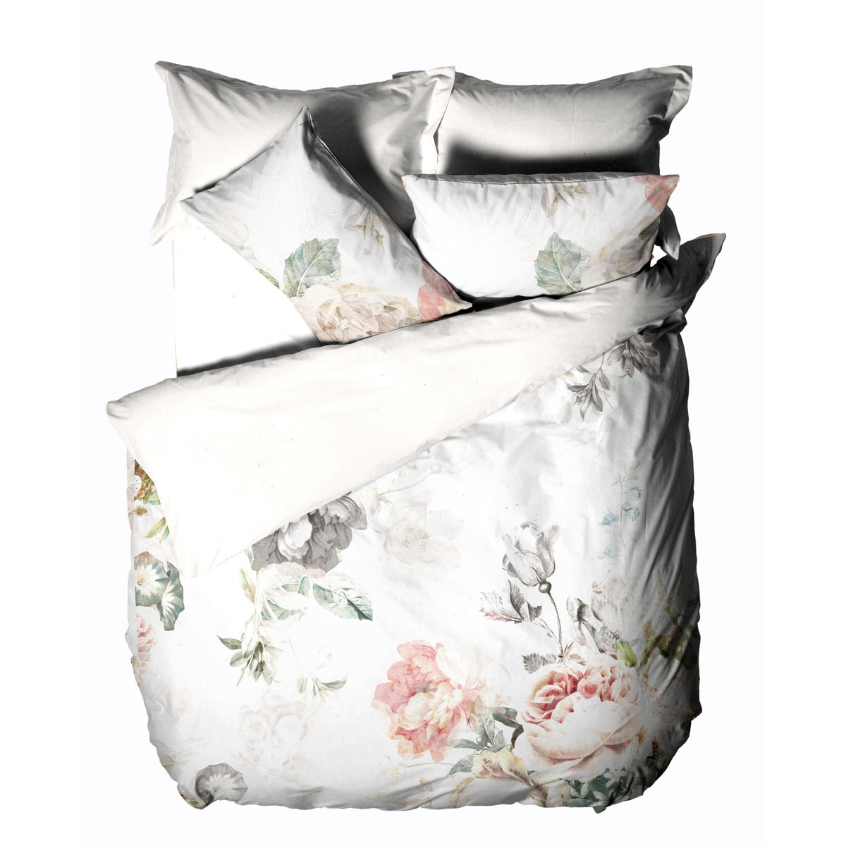 Sansa Floral Rose Cotton Duvet Set