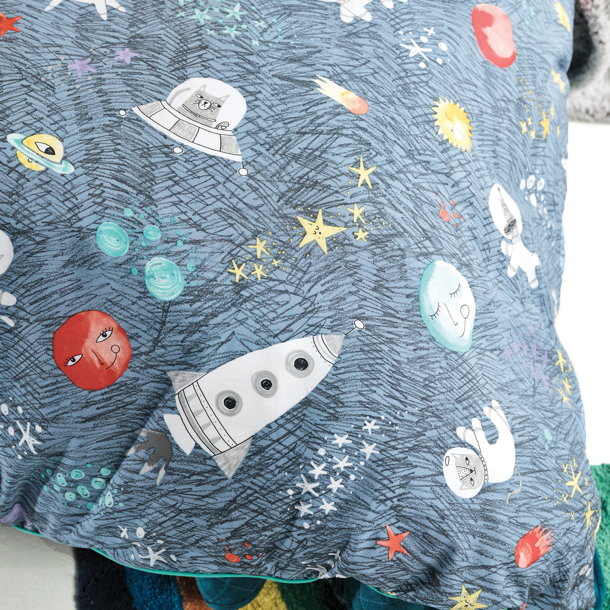 Space Race Kids Cotton Duvet Set