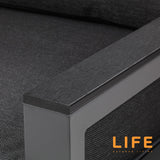 LIFE Mallorca Lounge Set with Lift Up Coffee Table