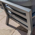 LIFE Timber Deluxe Corner Set with Adjustable Table with aluminium frame