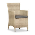 Lisbon 4 Seater Round Carver Dining Set