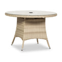 Lisbon 4 Seater Round Carver Dining Set