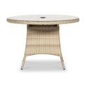 Lisbon 4 Seater Round Carver Dining Set