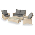 Lisbon Deluxe 4 Seater Lounging Coffee Set