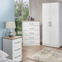 Talland White 5 Drawer Chest from Roseland