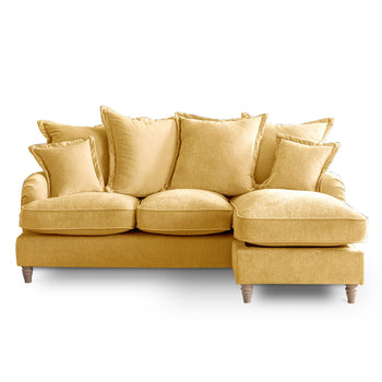 Rupert Pillow Back Chaise Sofa