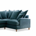 Rupert Emerald Green 2 Corner 1 Right Hand Sofa Couch