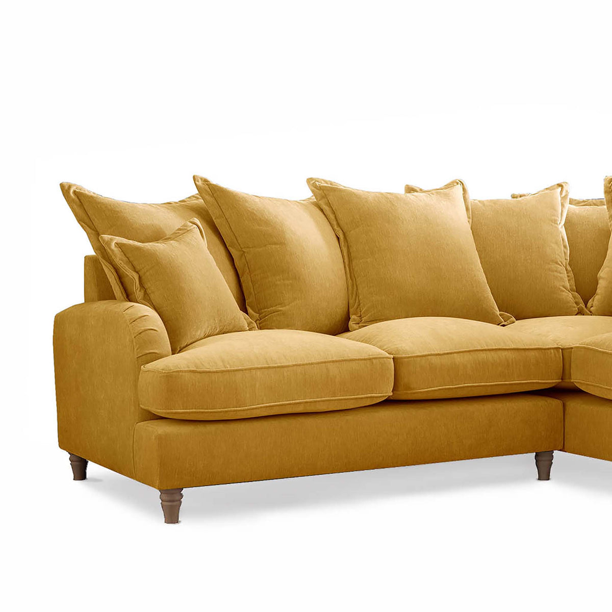 Rupert Gold 2 Corner 1 Right Hand Sofa Couch
