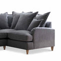 Rupert Charcoal Grey 2 Corner 1 Right Hand Sofa Couch