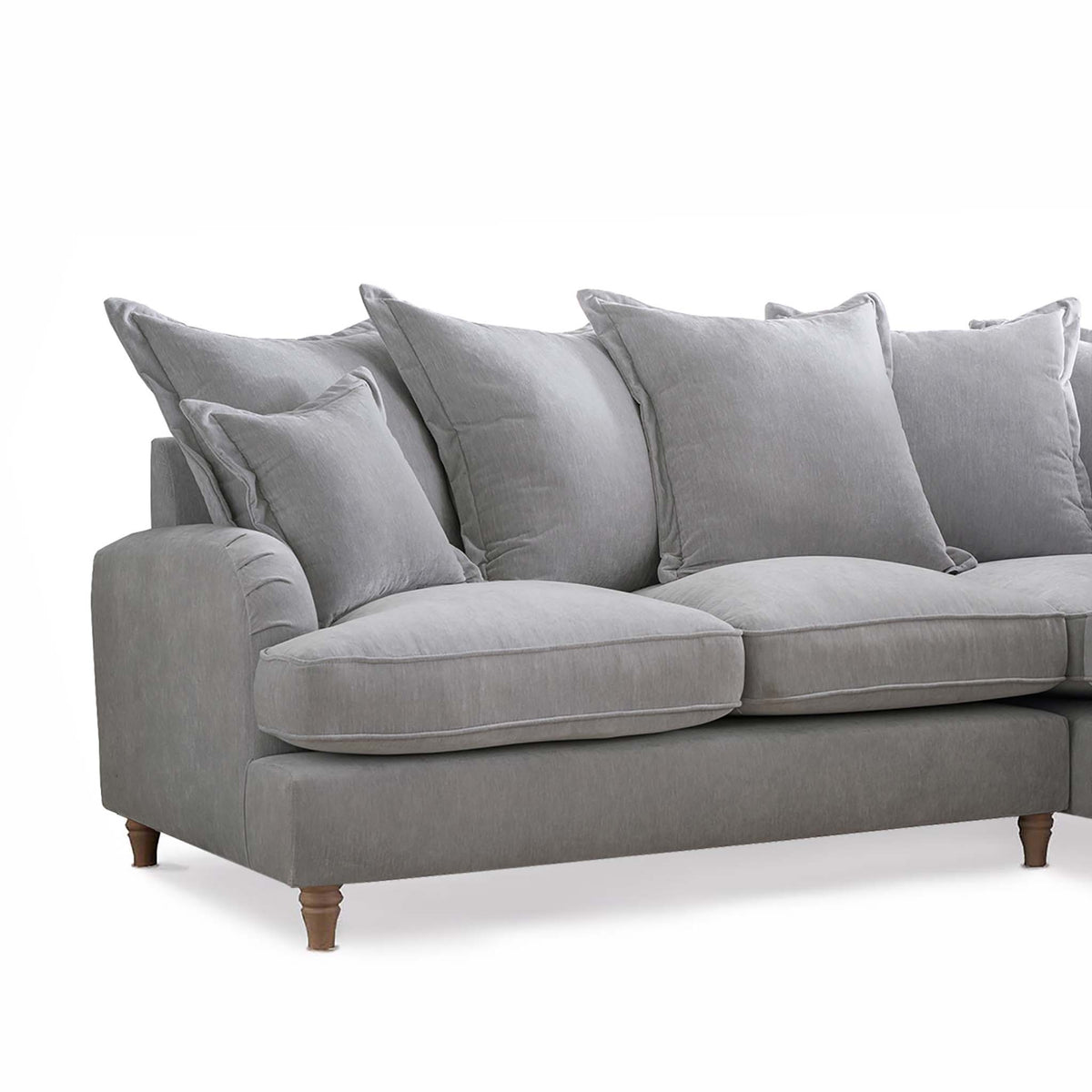 Rupert Ice  Grey 2 Corner 1 Right Hand Sofa Couch