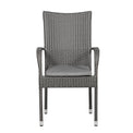 Malaga 6 Seat Stacking Rattan Garden Dining Set Dining Chair