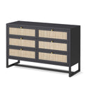 Margot Cane 6 Drawer Chest - Side view