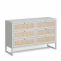 Margot Cane 6 Drawer Chest by Roseland Furniture