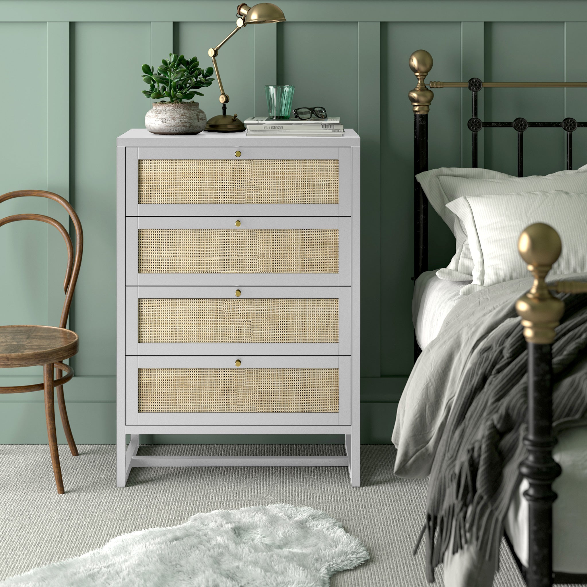 Cane webbing chest of drawers deals