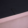 Francis Blush Velvet Ottoman Storage Bed close up of bed end