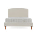Liberty Natural Upholstered Linen Bed Frame front view