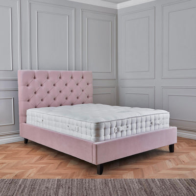 Francis Premier Velvet Ottoman Storage Bed Frame