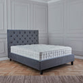 Francis Steel Velvet Ottoman Storage Bed from Roseland Furniture
