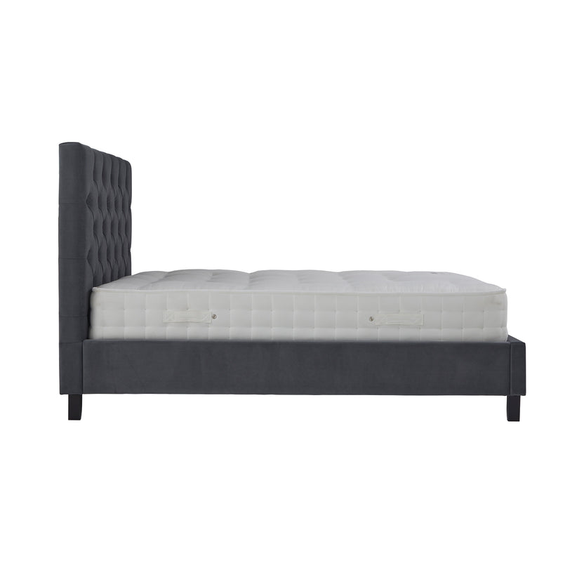 Finley Upholstered Velvet Bed Bed Frames Double Beds