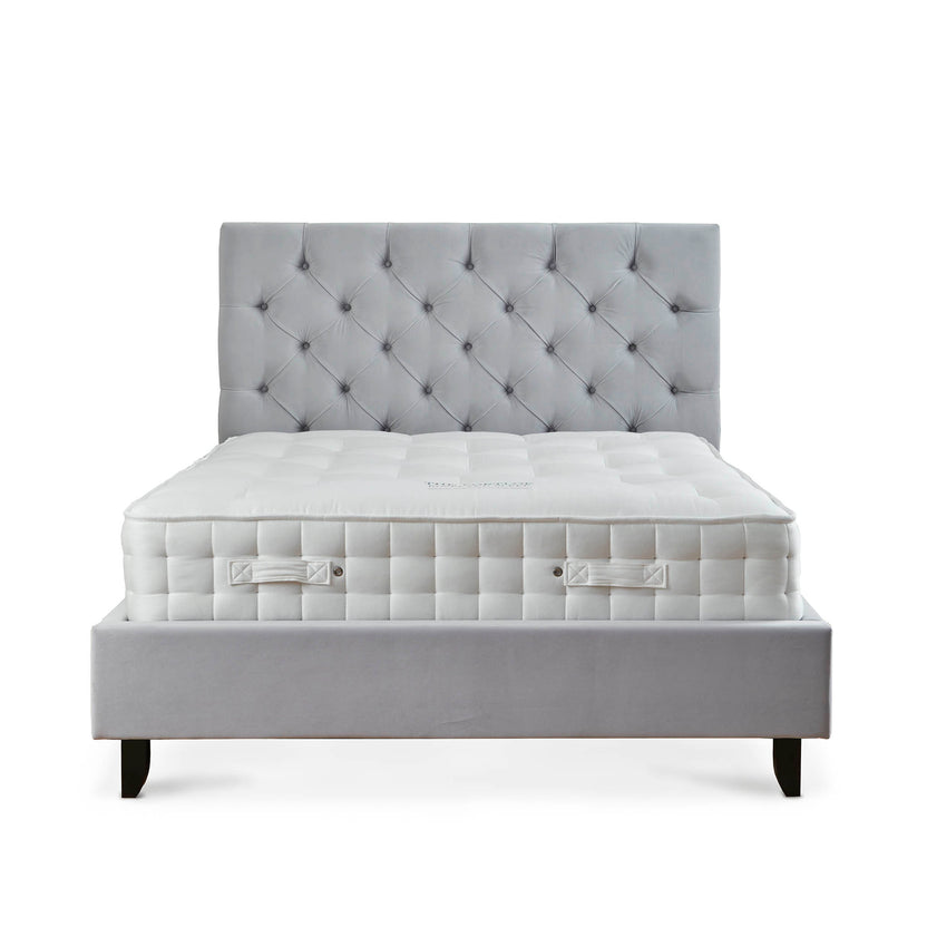 Finley Upholstered Velvet Bed Bed Frames Double Beds