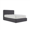 Sofie Upholstered Charcoal Linen Ottoman Storage Bed 
