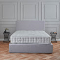 Sofie Upholstered Light Grey Linen Ottoman Storage Bed