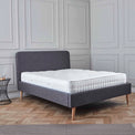 Otto Charcoal Upholstered Bed Frame Lifestyle