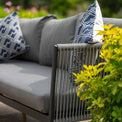 Milan Garden Corner Sofa Lounge Set close up of rattan rope