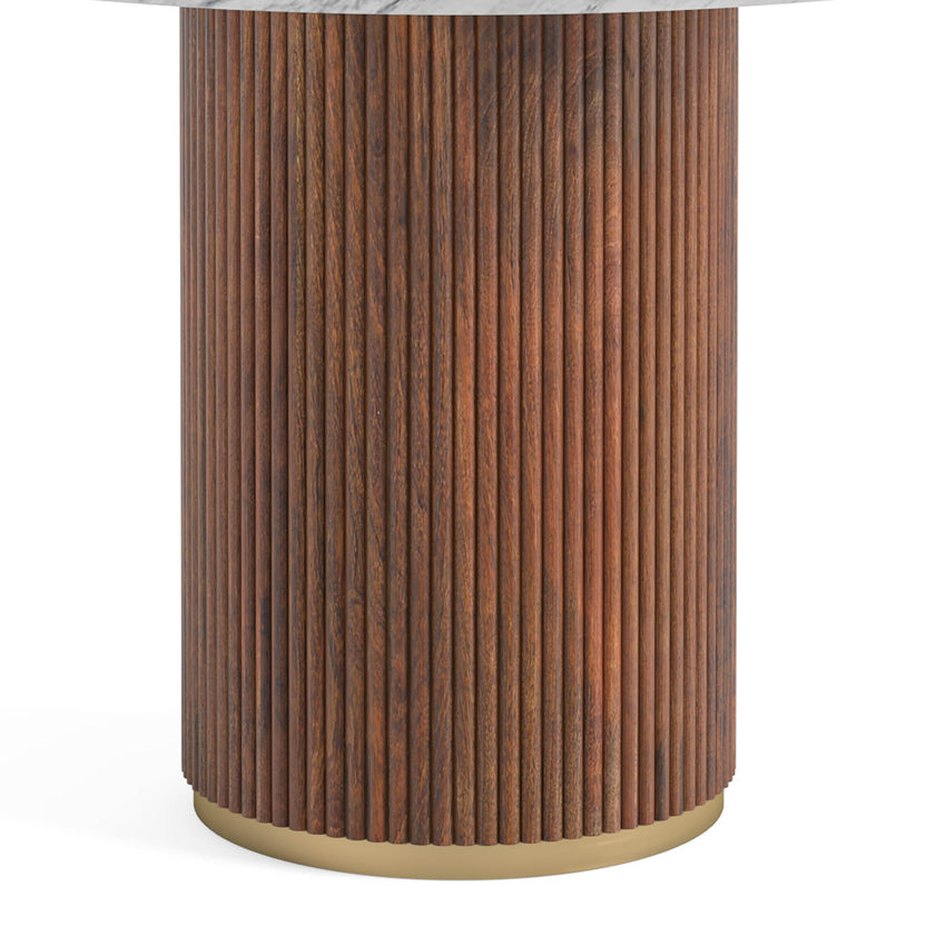 Milo Mango Fluted Dining Table Roseland